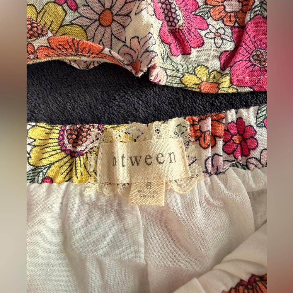 Between Floral Two Piece Set Girls Size 6 - Picture 5 of 6